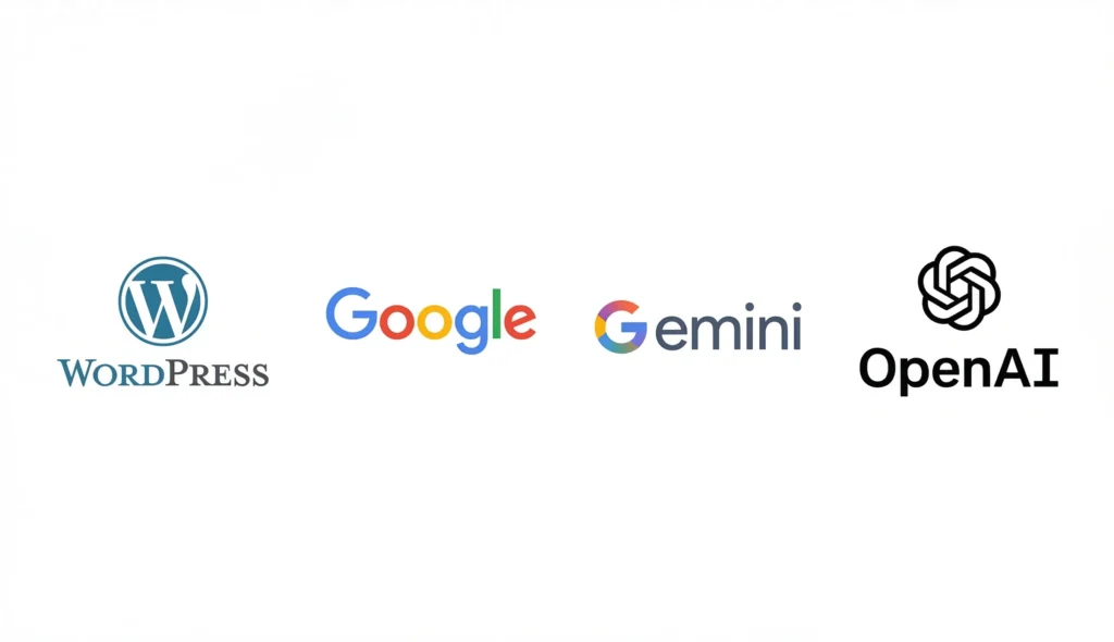 워드프레스와 구글 그리고 AI 검색 제미나이와 챗지피티